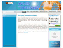 Tablet Screenshot of akshitatechnologies.com